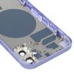 Purple Back Housing Cover with SIM Card Tray & Side Keys for iPhone 12 - 4