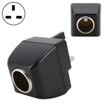 Vehicle Cigarette Lighter Socket Adapter Charger Switch UK Plug - 1