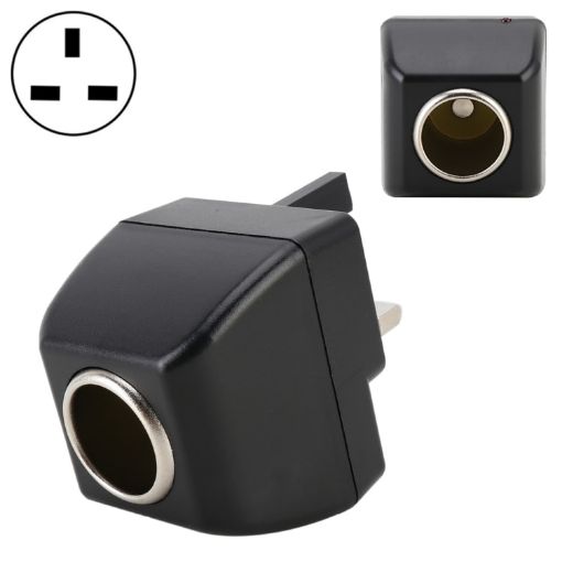 Vehicle Cigarette Lighter Socket Adapter Charger Switch UK Plug - 1