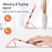Samsung Galaxy Tab A9 DUX DUCIS Domo Series Pink Leather Tablet Case - 2