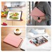Samsung Galaxy Tab A9 DUX DUCIS Domo Series Pink Leather Tablet Case - 6