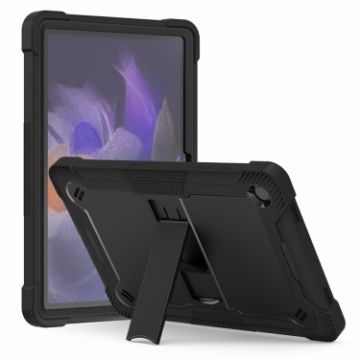 Samsung Galaxy Tab A9+ Shockproof Silicone Hybrid PC Tablet Case (Black) - 1