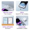 TOTU ZC32 PD 20W Type-C Charger with Type-C to 8 Pin Cable - EU Plug - 3