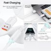 USAMS USB to Type-C 6A Fast Charge Data Cable, 1.2m - Black - 2
