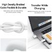USAMS USB to Type-C 6A Fast Charge Data Cable, 1.2m - Black - 6