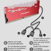 COOLMOON RA-2 Heatsink Cooler ARGB Colorful Flashing Memory Bank Cooling Radiator - 9