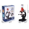 HD 1200X Microscope Toy for Kids - Educational Science Equipment (Red) - 3