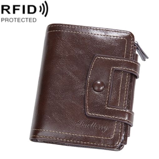 Baellerry D5112 RFID Anti-Theft Short Wallet Coin Purse - 1
