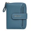 Baellerry N1915 Lychee Pattern Women Short Wallet - Dark Blue - 1