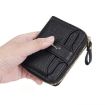 Baellerry N1915 Lychee Pattern Women Short Wallet (Black) - 6