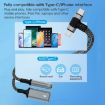 4 in 1 8 Pin/Type-C to Type-C Audio Adapter Cable - Silver - 8