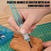 MYTEC 6 In 1 Carpenter Seal Carving Tools - Plastic Handle Carving Knife - 8