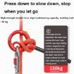 XINDA XD-Q9732 9-shaped Descender - Red - 4