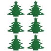 6pcs Christmas Tree Knife and Fork Sleeve Tableware Bag - Green - 1