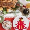 6pcs Christmas Tree Knife and Fork Sleeve Tableware Bag - Green - 6