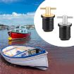 Marine Motorboat Deck Cross Drain Plug Screw, Copper 32mm - 7