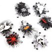 Halloween Hair Clips Kids Party Dress Up Jewelry, Red Devil Horns - 5