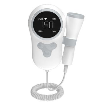 T505 IP5 Waterproof Doppler Fetal Heart Rate Monitor (Grey) - 1