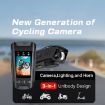 C3 Pro 2" IPS Color Screen IPX5 Waterproof Cycling Camera (Black) - 3