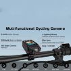 C3 Pro 2" IPS Color Screen IPX5 Waterproof Cycling Camera (Black) - 5