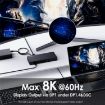 WAVLINK UTD22 USB4 Docking Station Dual Monitor Hub - 96W Laptop Charging - 5