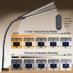 PULUZ Gooseneck Tube LED Fill Light Double Head Clip Desk Lamp - 4