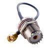30cm SMA Male to SO239 UHF Female Coaxial RF Cable RG174 - Coaxial Connector - 3