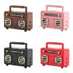 BT21 Retro USB Flash Drive FM Radio Wireless Bluetooth Speaker, Rosewood - 2