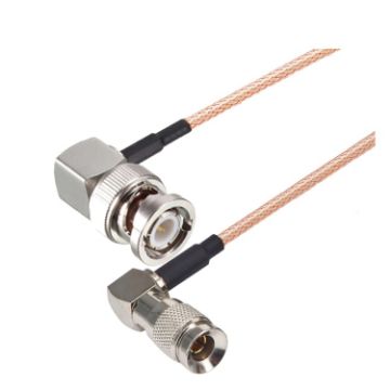 30cm CC4 Male To BNC Male Elbow Connector Cable RG179 RF Coaxial Cable - 1