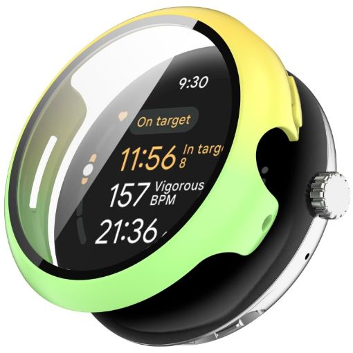 Google Pixel Watch 3 41mm Protective Case - Yellow+Green - 1
