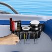 Yacht Cup Holder Fishing Tool Box Storage Rack - 289x114x80mm - 7
