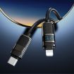 hoco U137 USB-C to 8 Pin PD Charging Cable, 1.2m - Black - 6