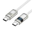 hoco U137 USB-C to USB-C Cable 60W Charging Data 1.2m White - 1