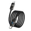 hoco U137 USB-C to USB-C Cable 60W Charging Data 1.2m White - 5