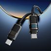 hoco U137 USB-C to USB-C Cable 60W Charging Data 1.2m White - 6