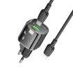 BOROFONE BN17 PD20W USB Type-C Charger with 1m Type-C to 8 Pin Cable Set - 3