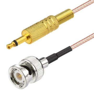 50cm BNC Male to 3.5mm Male Stereo Adapter Cable - 1