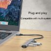 JINGHUA N800 Sound Card for Computer Docking Station - Type-C Interface - 9