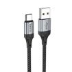 hoco X102 USB to USB-C/Type-C Charging Cable, 1m (Black) - 1