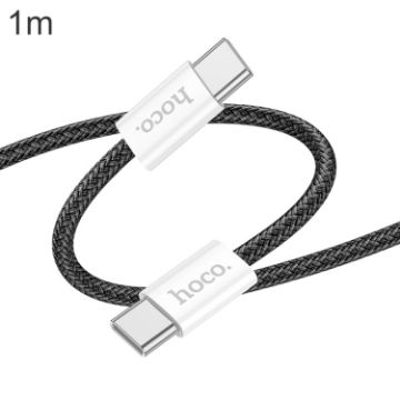 hoco X104 USB-C to USB-C 60W Charging Cable 1m Black - 1