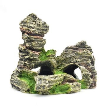 Aquarium Aquascape Resin Fish Tank Wigwam Decoration - Model D - 1