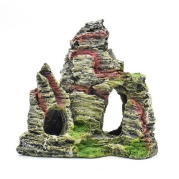 Aquarium Aquascape Resin Fish Tank Wigwam Decoration - Model C - 1