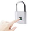 Locstar C85 Smart Fingerprint Rechargeable Padlock - Matte Silver - 2