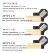 Woodworking Edge Banding Manual Arc Trimmer Board Chamfering Fillet Scraper - 5