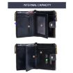 Baellerry D3261 Retro Short Wallet Coin Purse - Black - 5