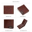Baellerry D2405 Retro Men Short Wallet (Brown) - 2