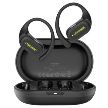 Langsdom TS19 Ear-mounted ENC Noise Reduction Wireless Bluetooth Earphone - 1