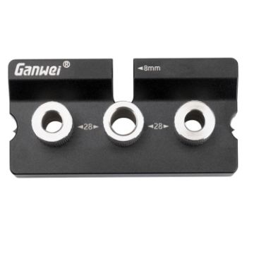 Ganwei 3 In 1 Punch Locator Woodworking Fixture - Drilling Doweling Jig - 1