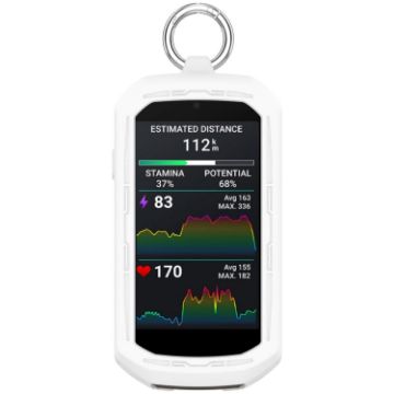 White Silicone Protective Case for Garmin Edge 1050 Stopwatch - 1
