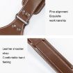 Cwatcun H90 Dual Camera Leather Strap - Brown - 9